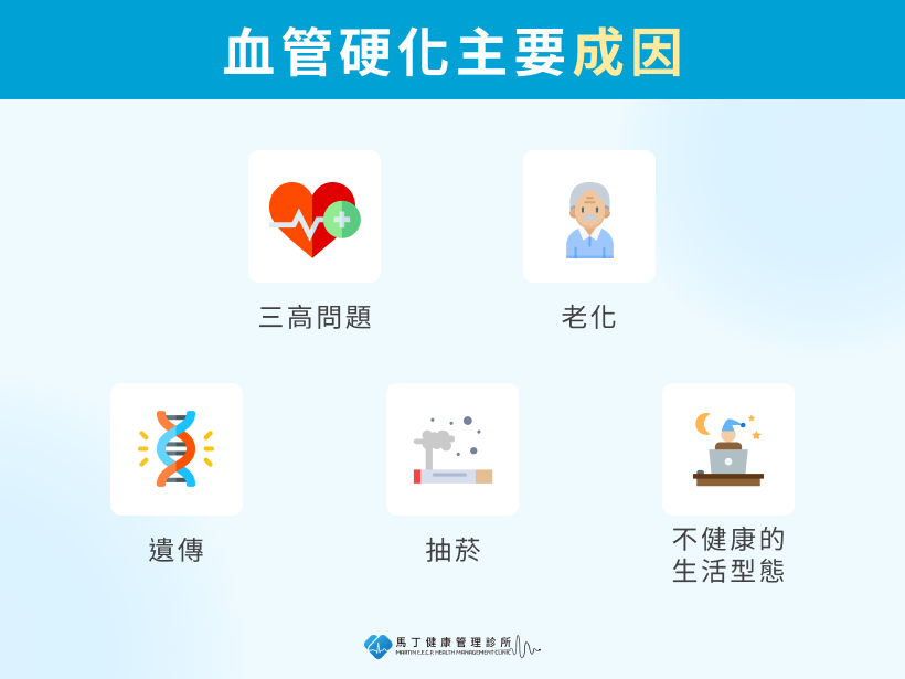 血管硬化主要成因